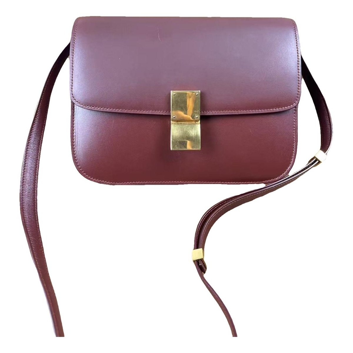 Classic leather crossbody bag