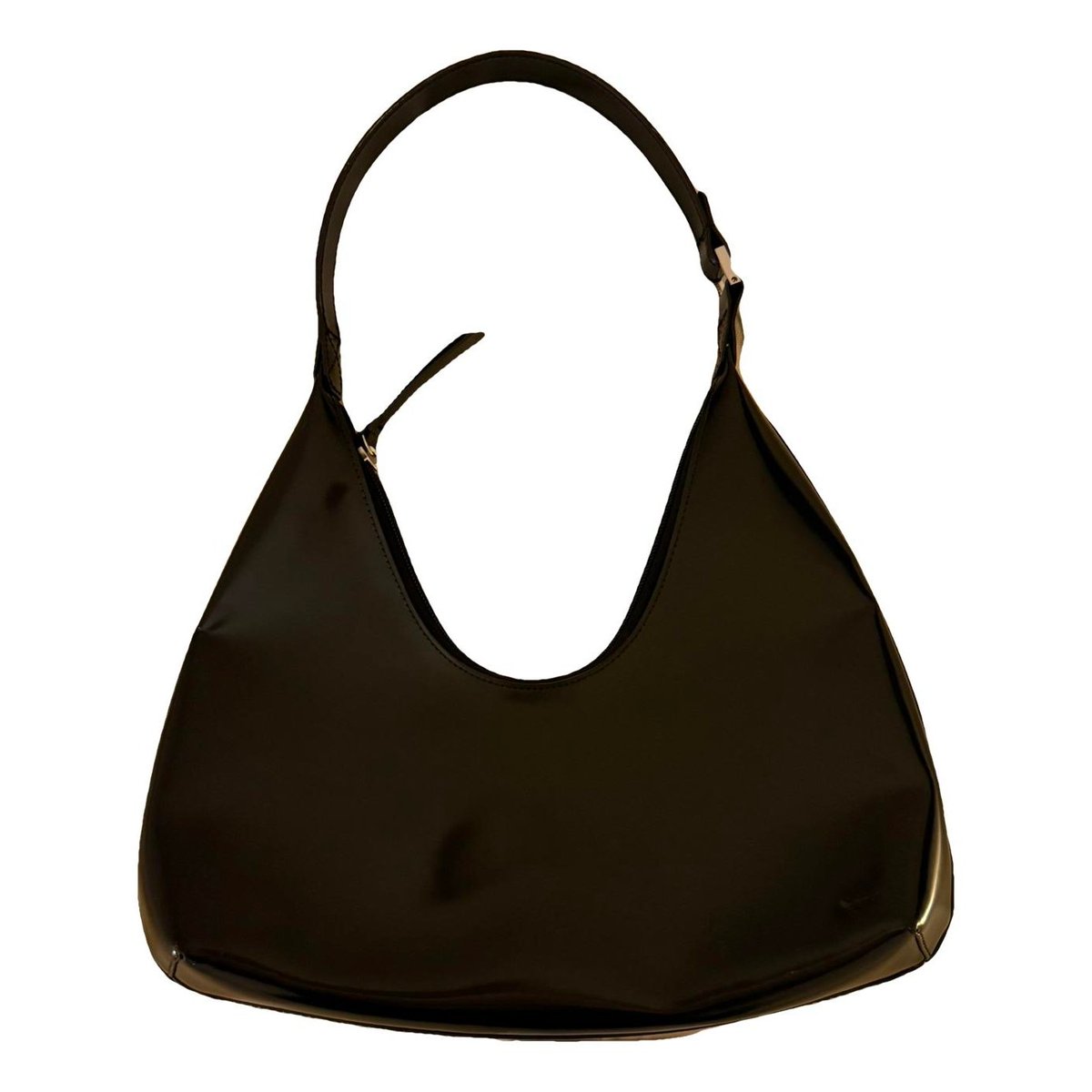 Patent leather handbag