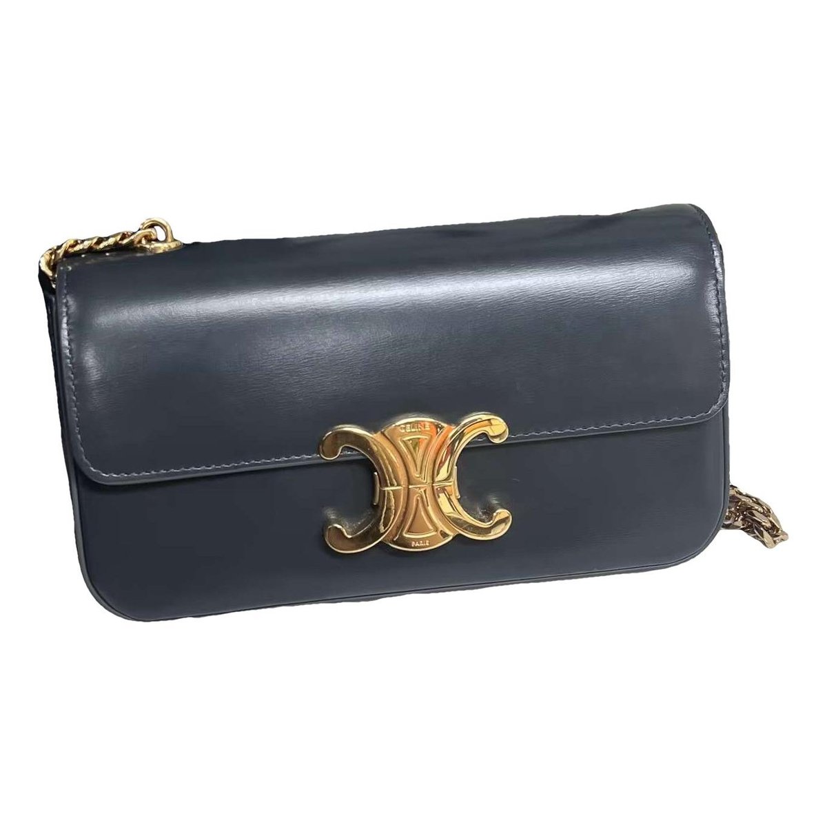 Triomphe leather handbag