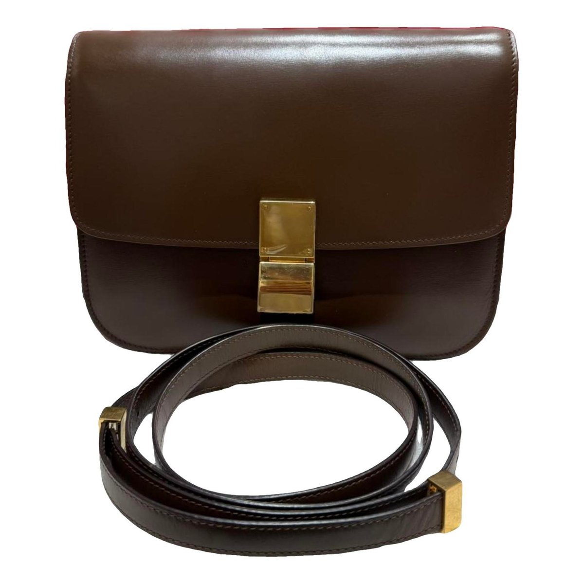 Classic leather crossbody bag