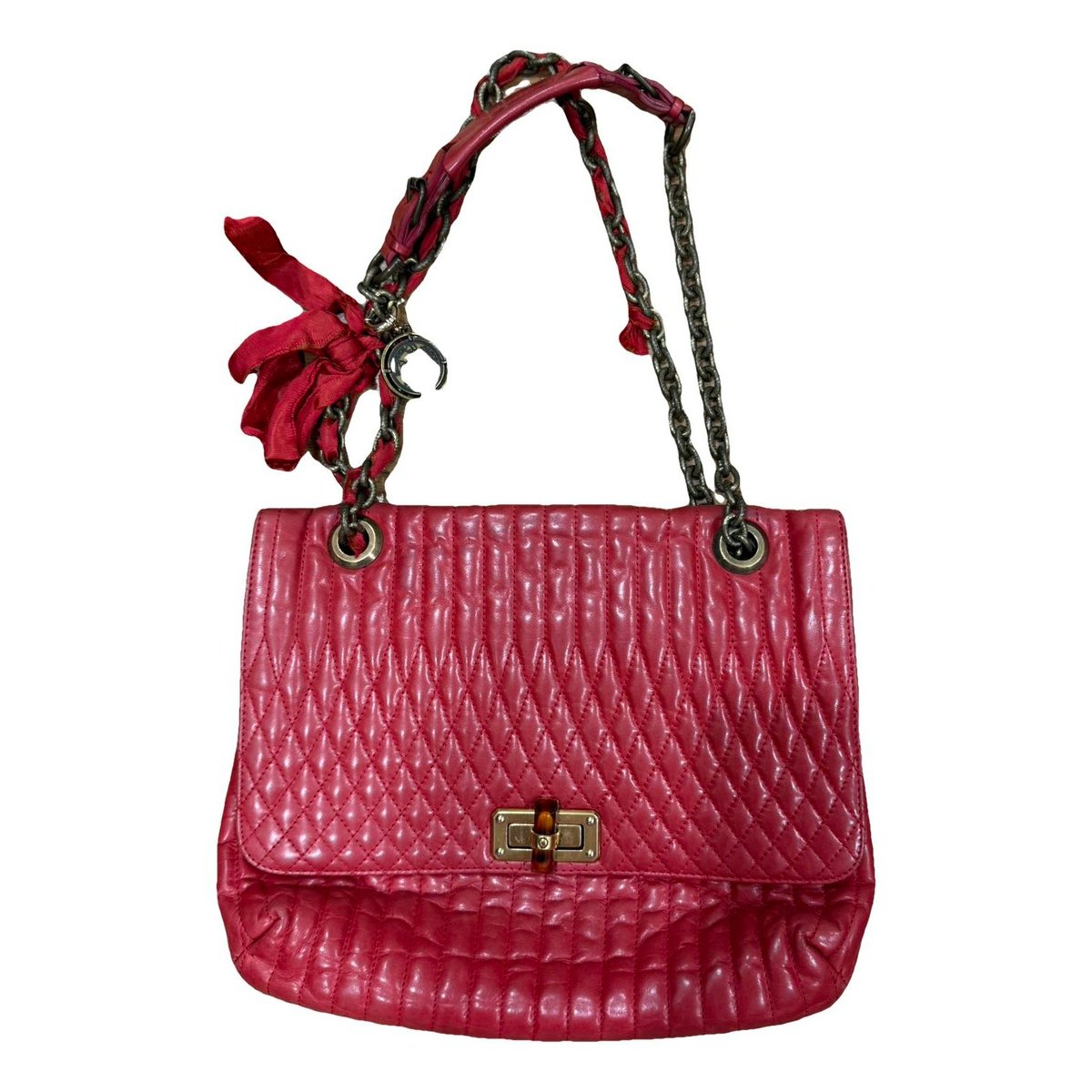 Happy leather handbag
