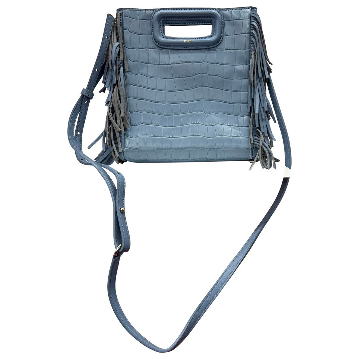 Sac M leather crossbody bag