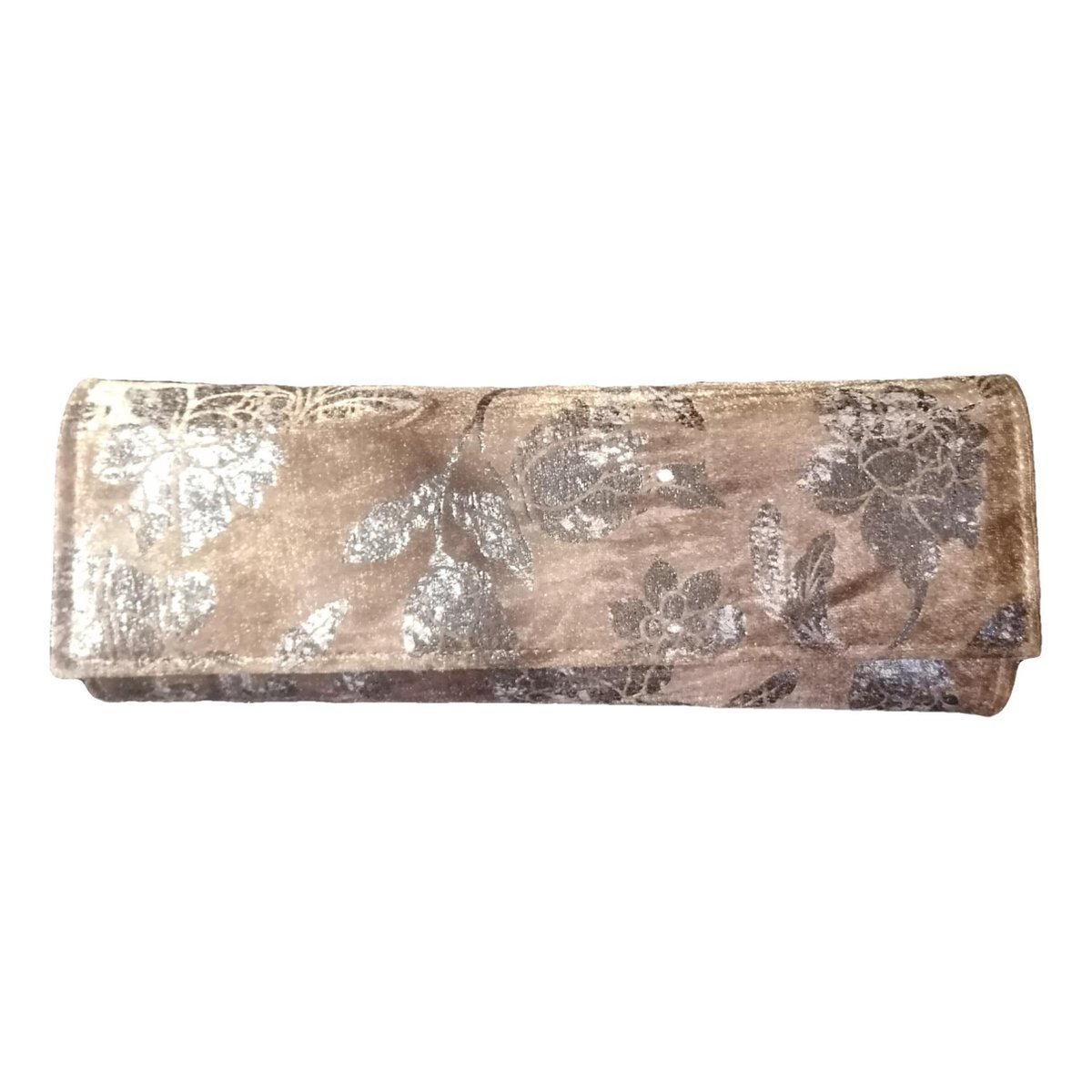 Velvet clutch bag