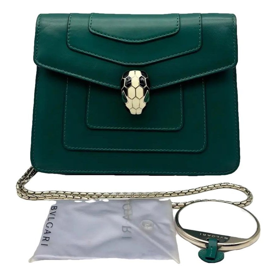 Serpenti leather crossbody bag