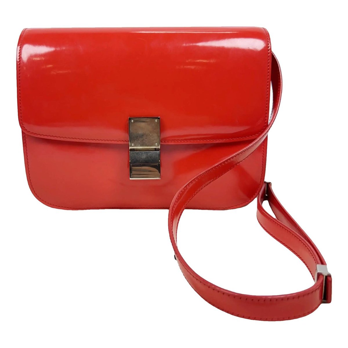 Classic leather crossbody bag