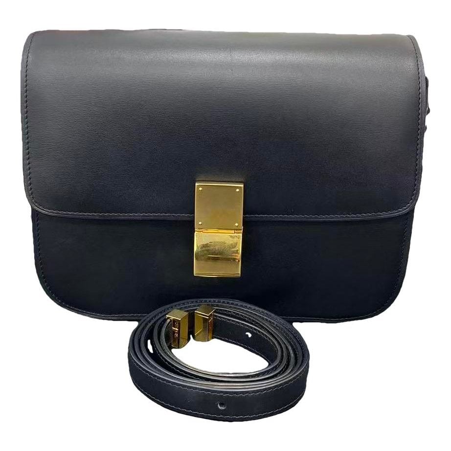 Classic leather crossbody bag
