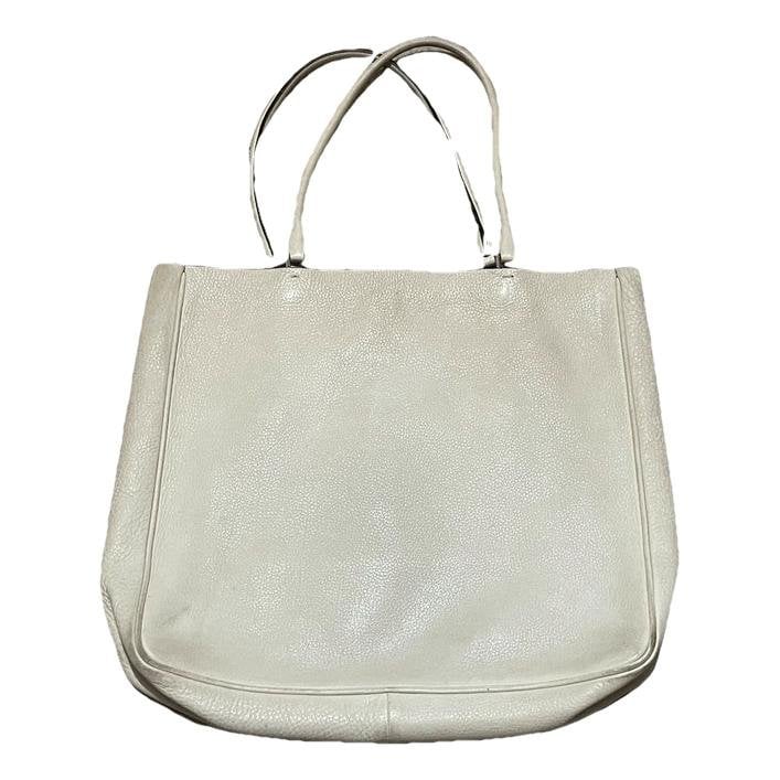 Shopper leather tote