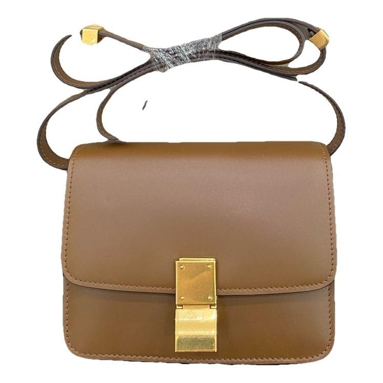 Classic leather crossbody bag