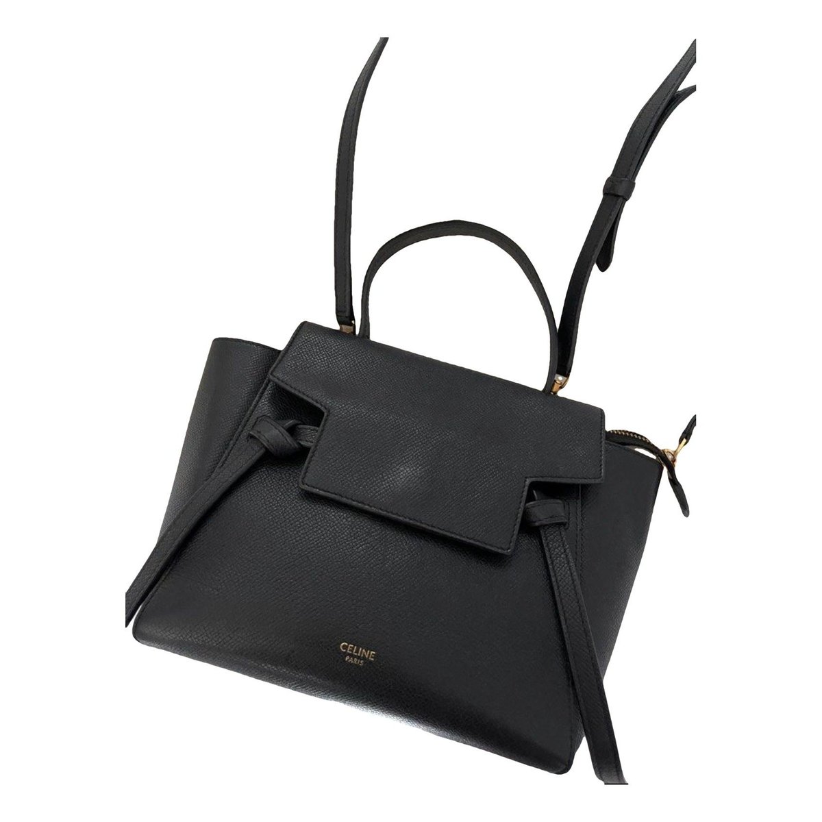 Belt leather handbag