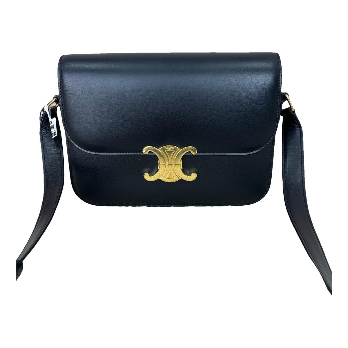 Triomphe leather handbag