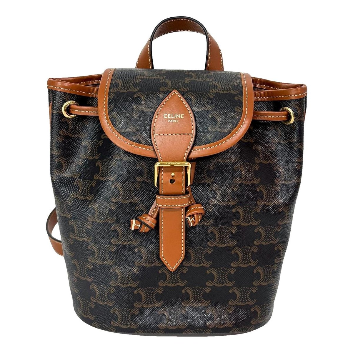 Folco leather backpack