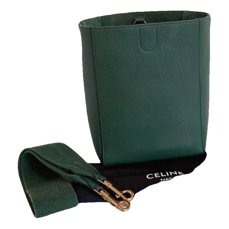 Seau Sangle leather handbag