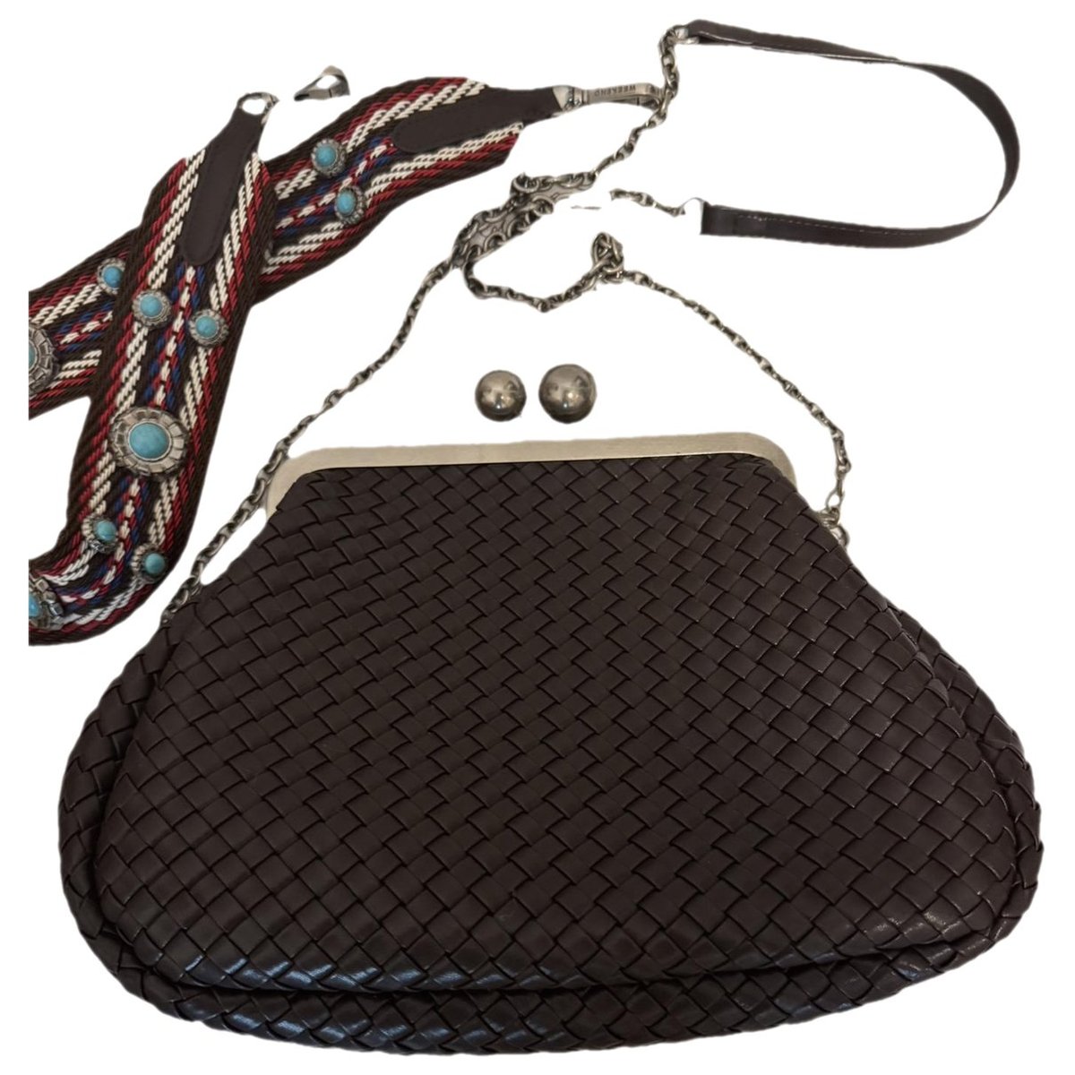 Leather crossbody bag