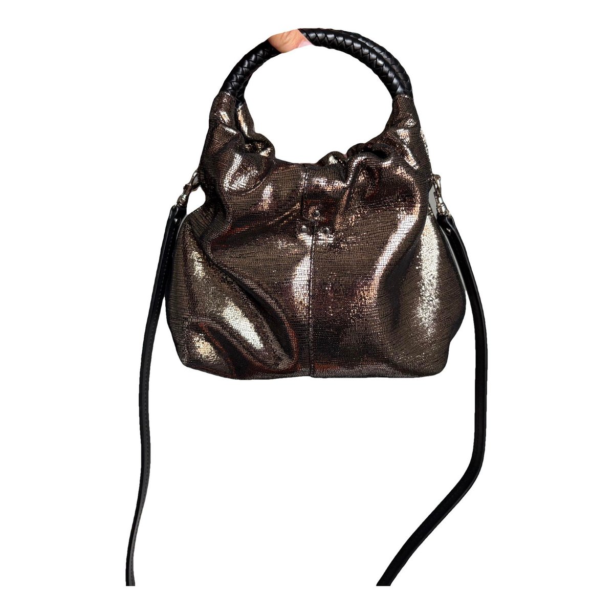 Leather crossbody bag