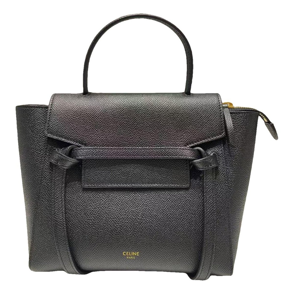 Belt leather handbag