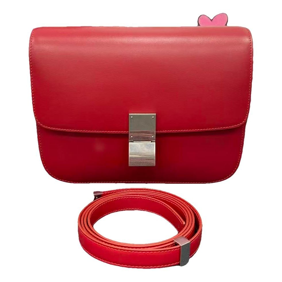 Classic leather crossbody bag