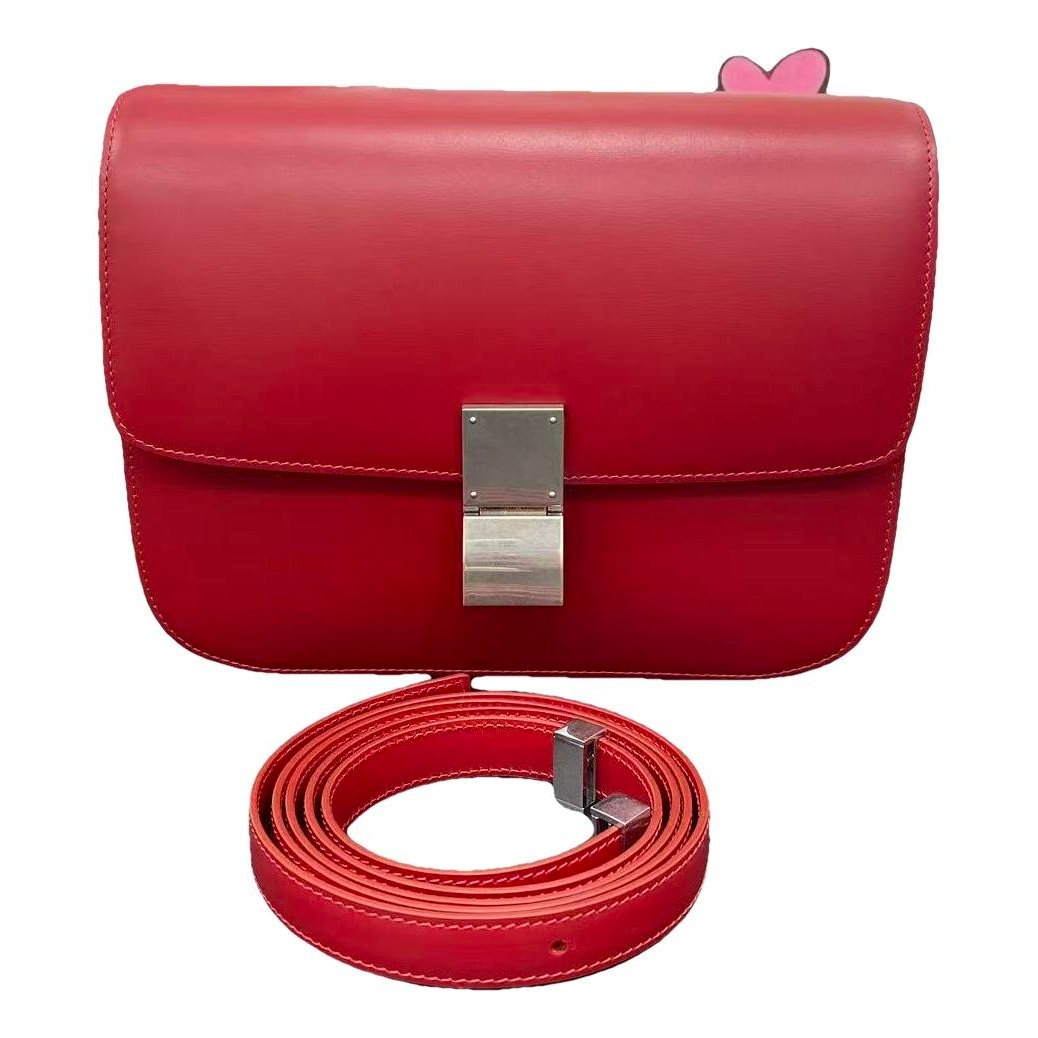 Classic leather crossbody bag