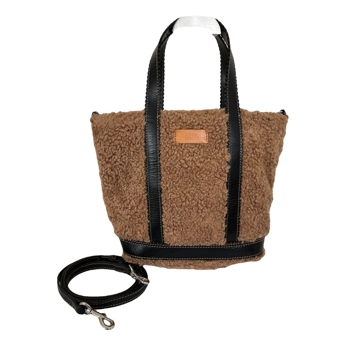 Cabas faux fur tote