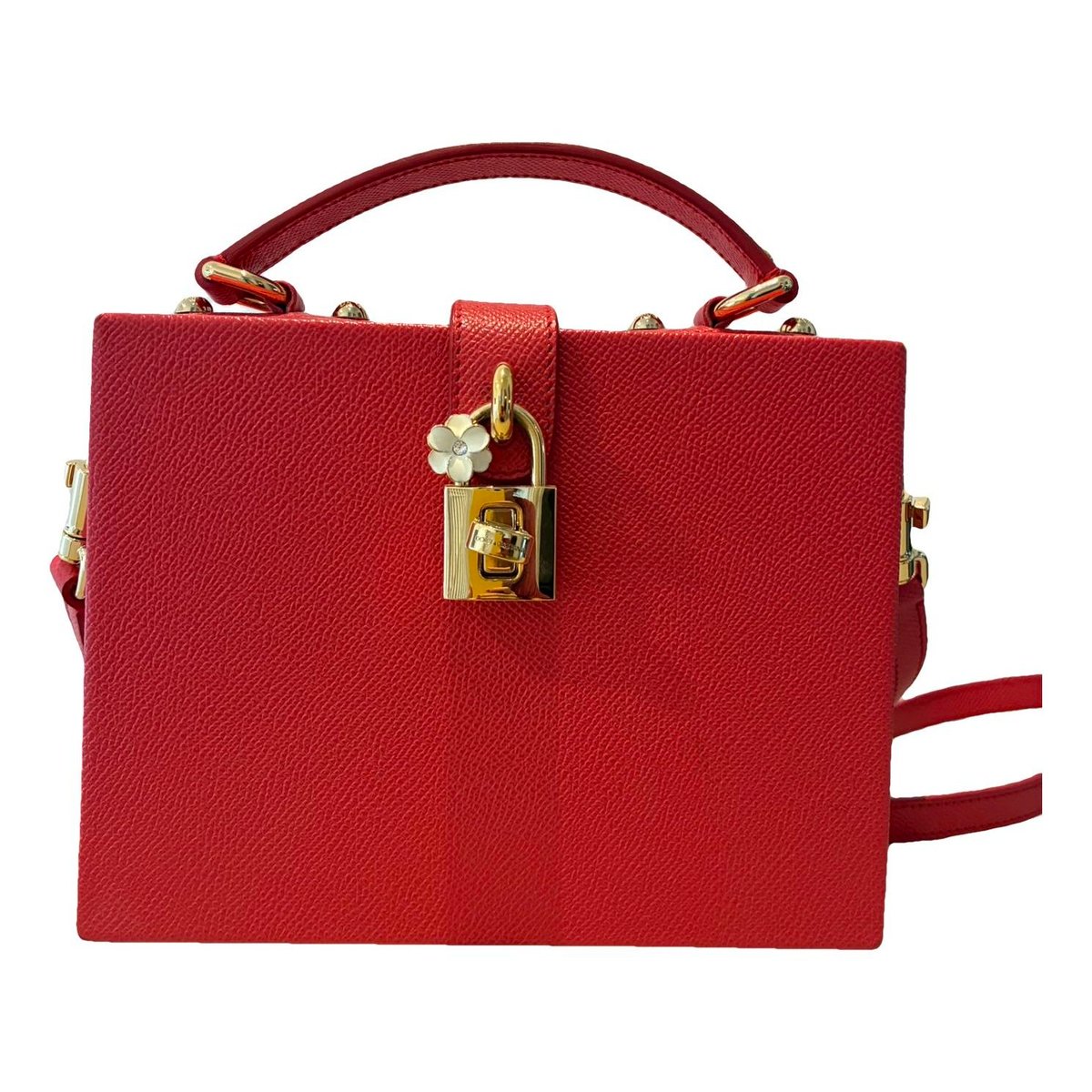 Dolce Box leather handbag