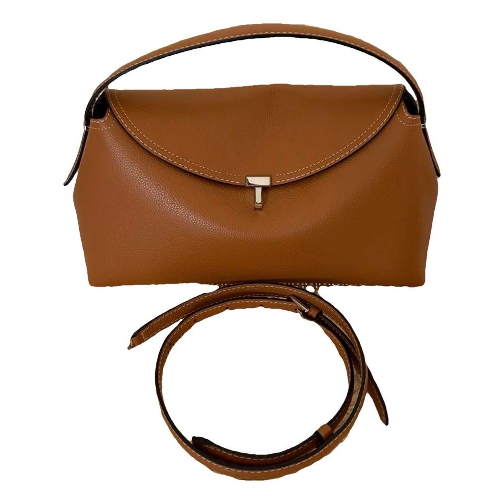 T-Lock leather handbag