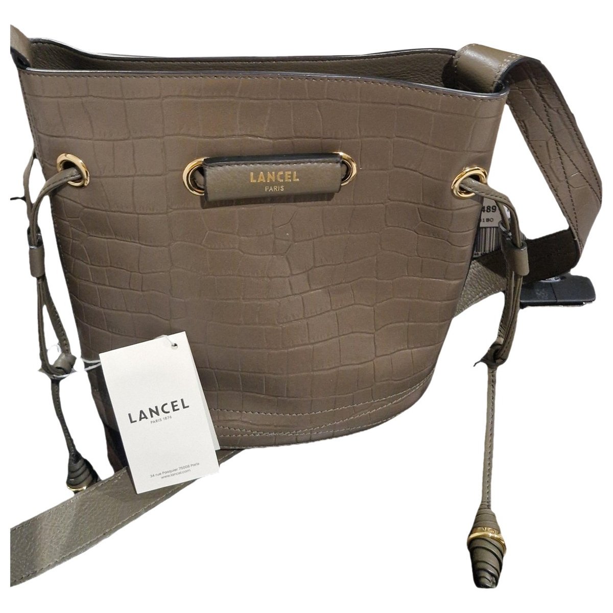 Huit leather crossbody bag