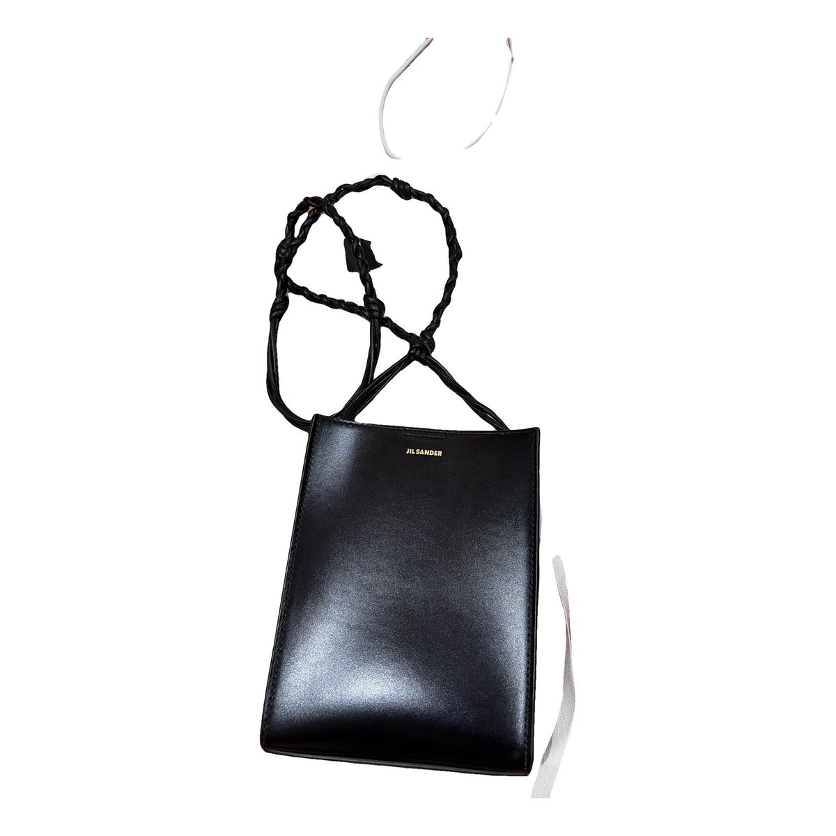 Tangle leather crossbody bag