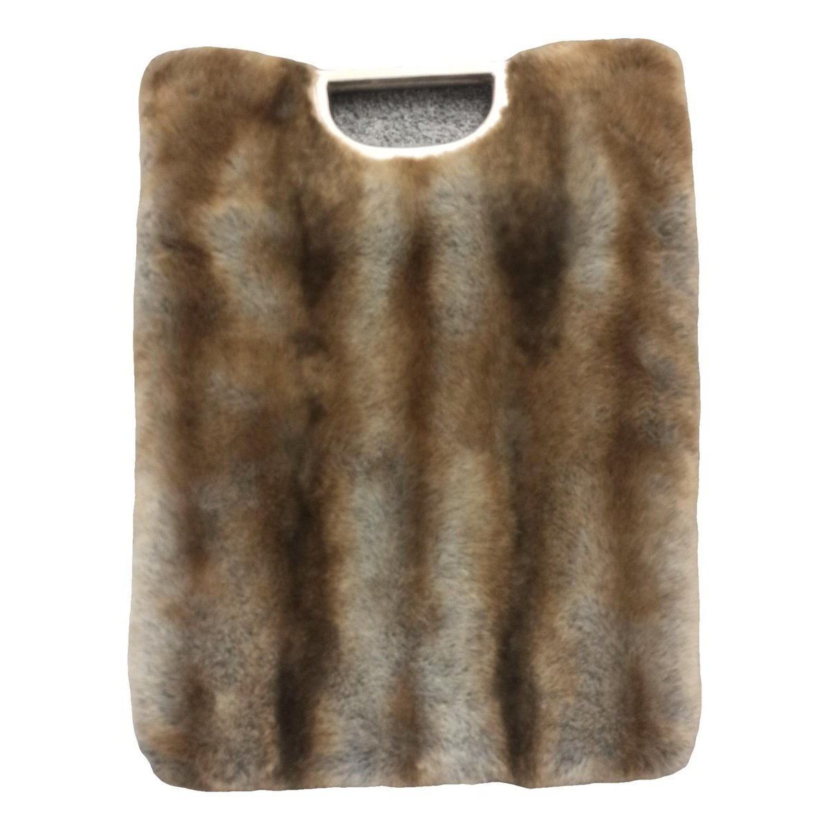 Faux fur handbag