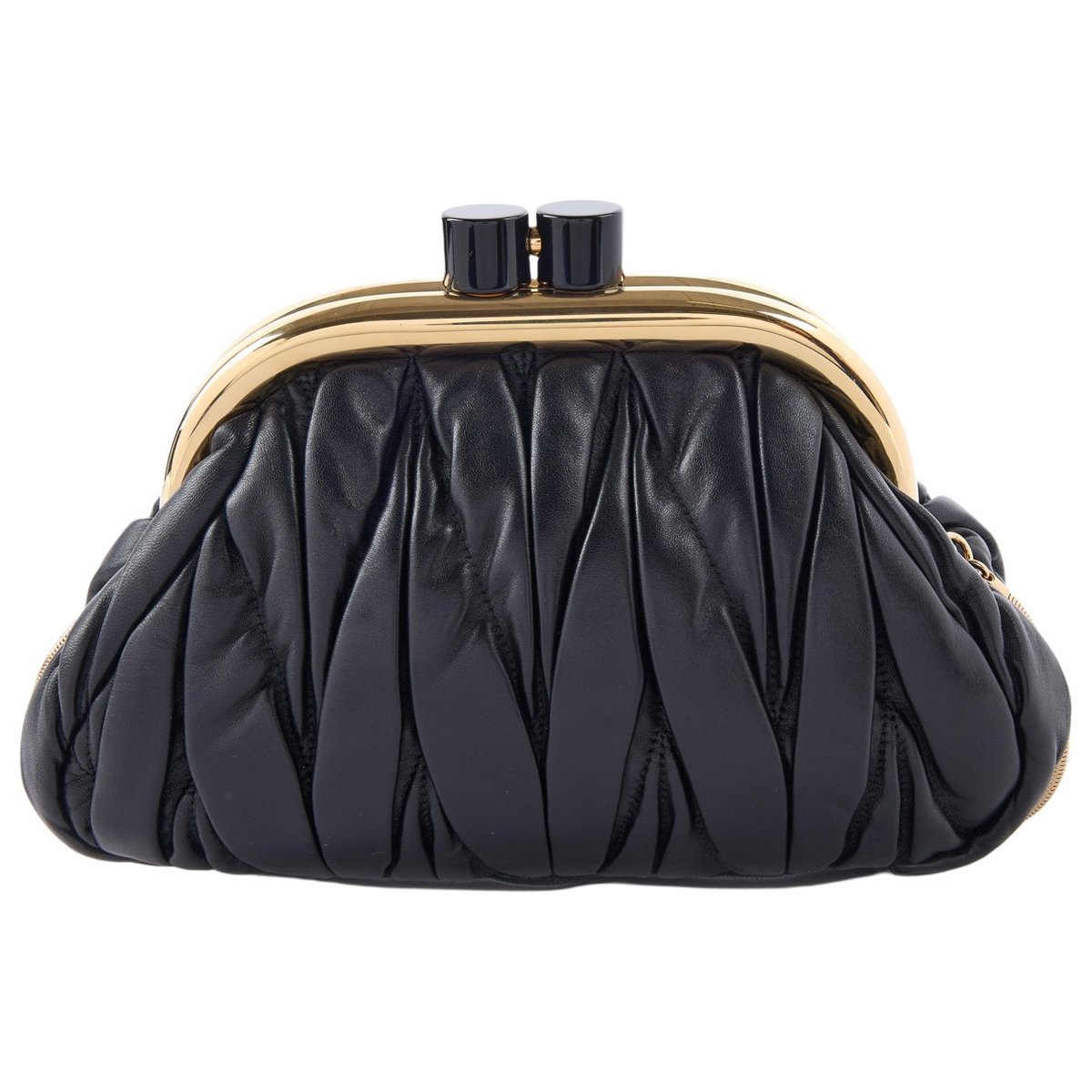 Miu Belle leather handbag