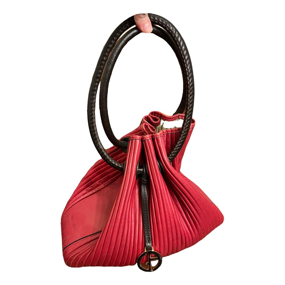 Leather handbag