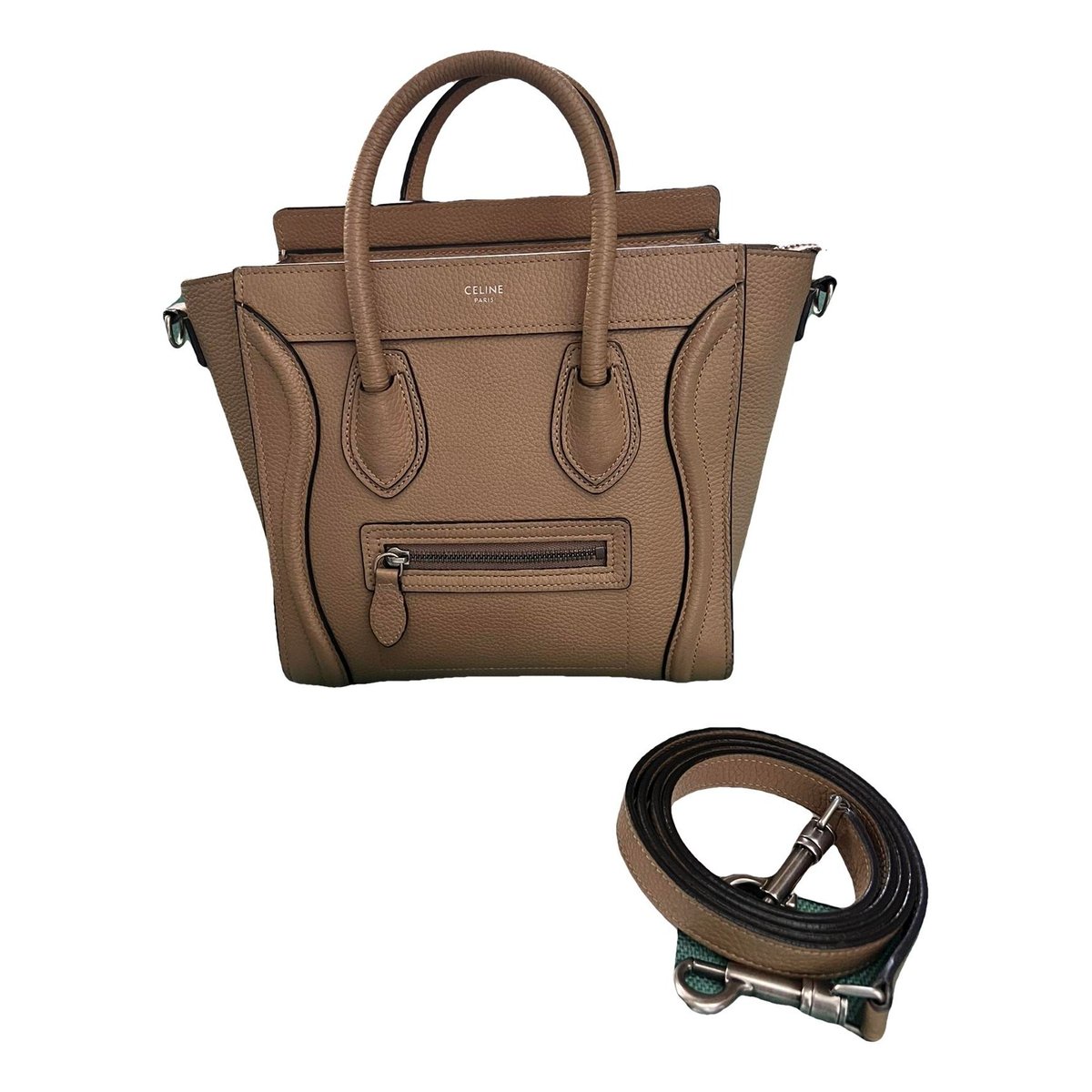 Luggage leather handbag