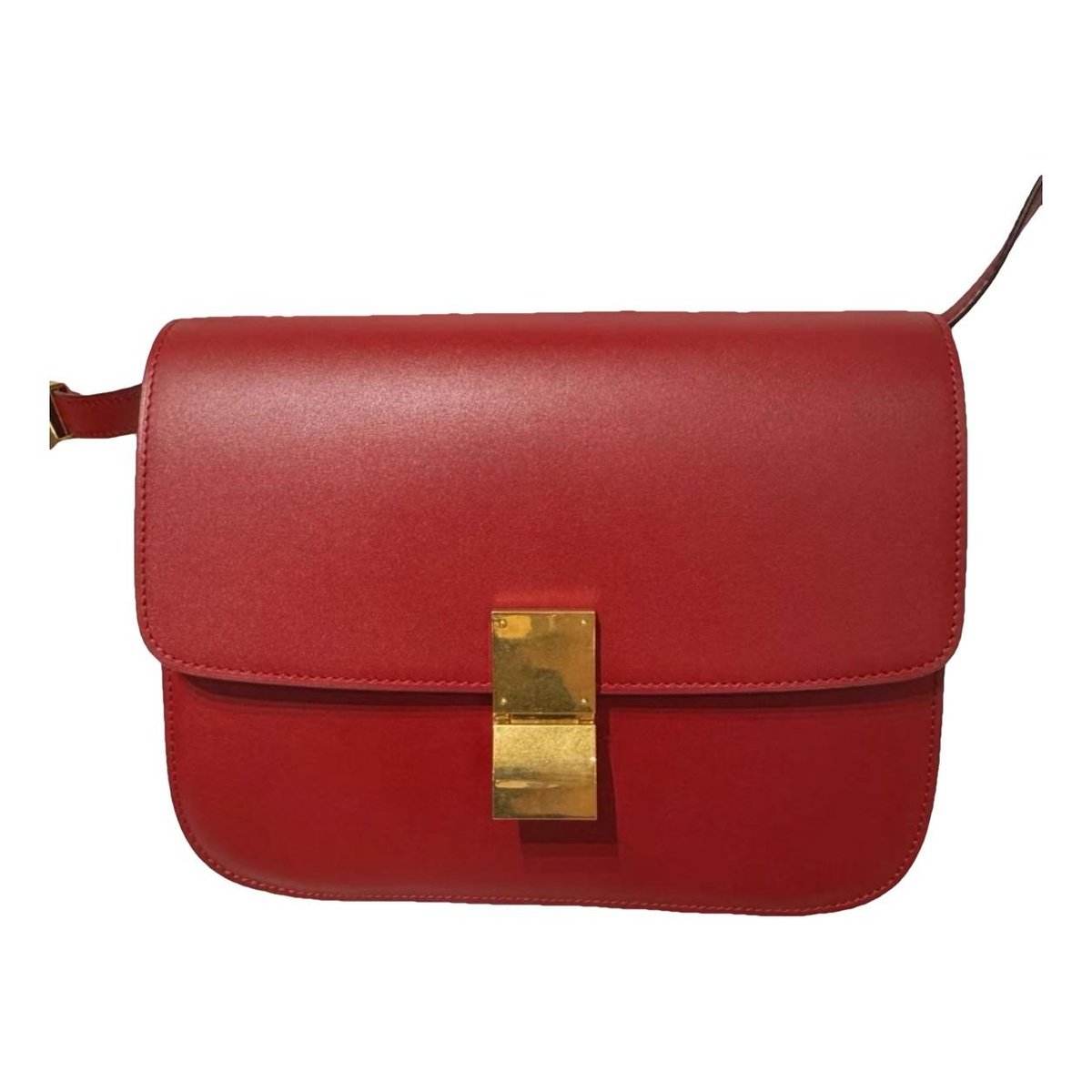 Classic leather crossbody bag