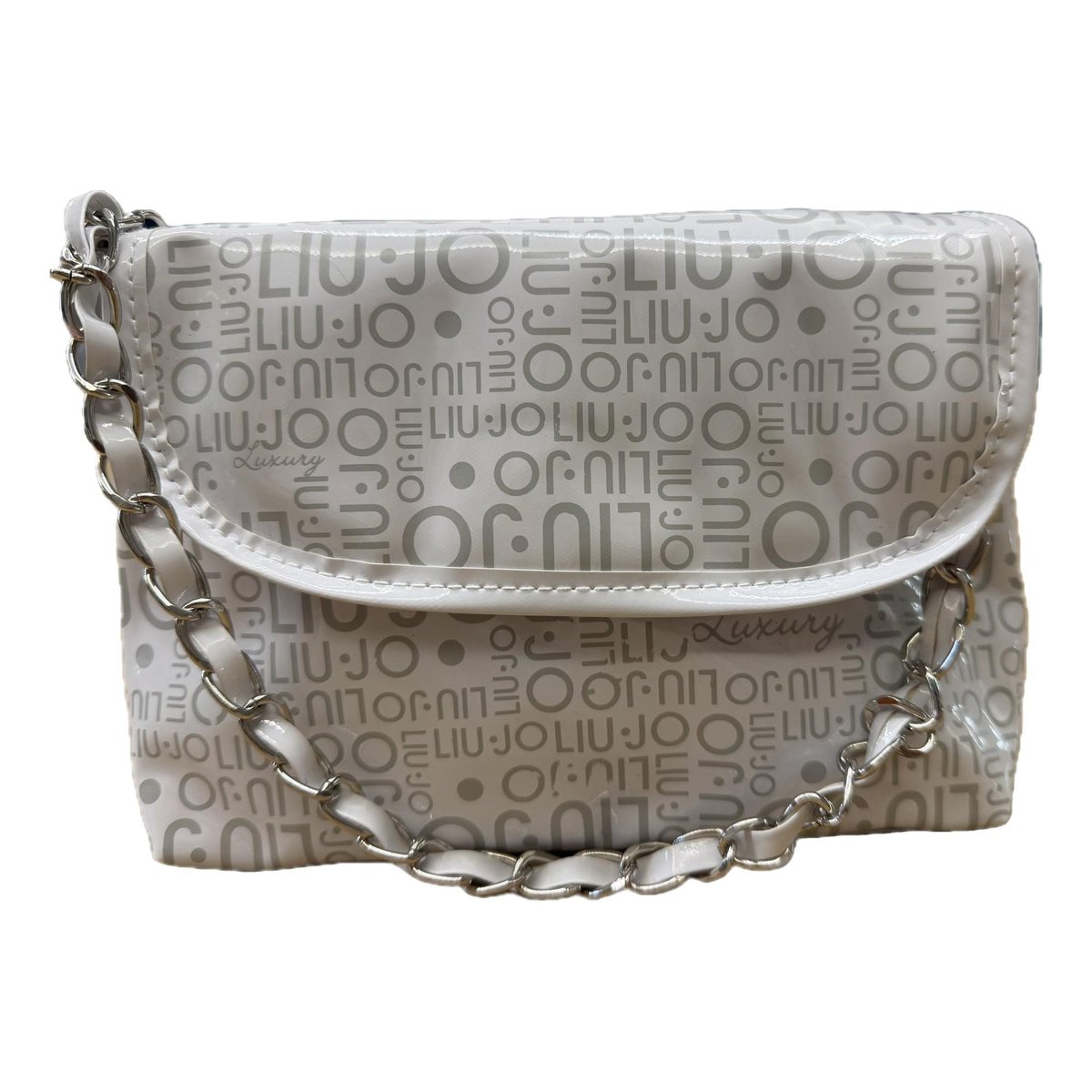 Patent leather handbag