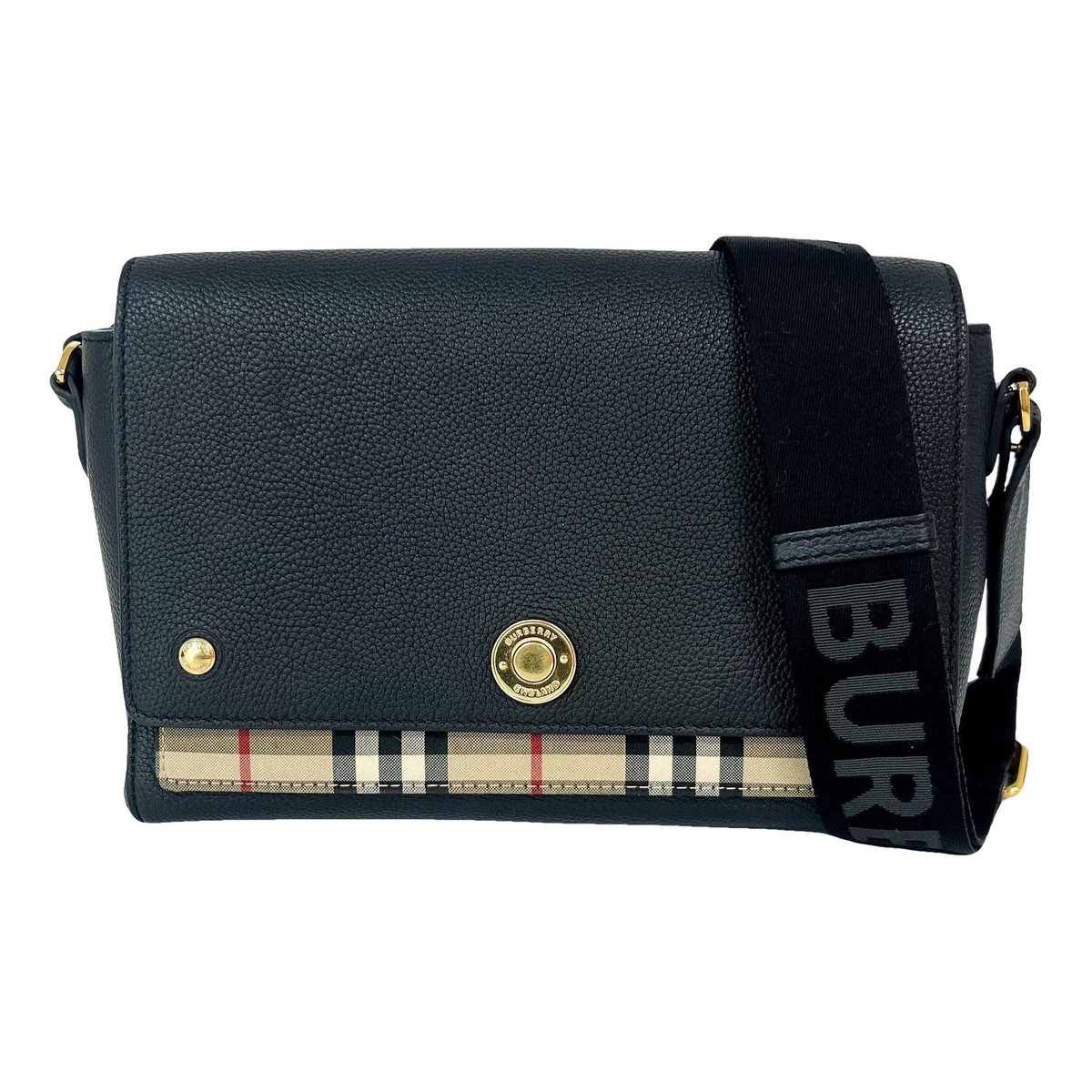Note leather handbag