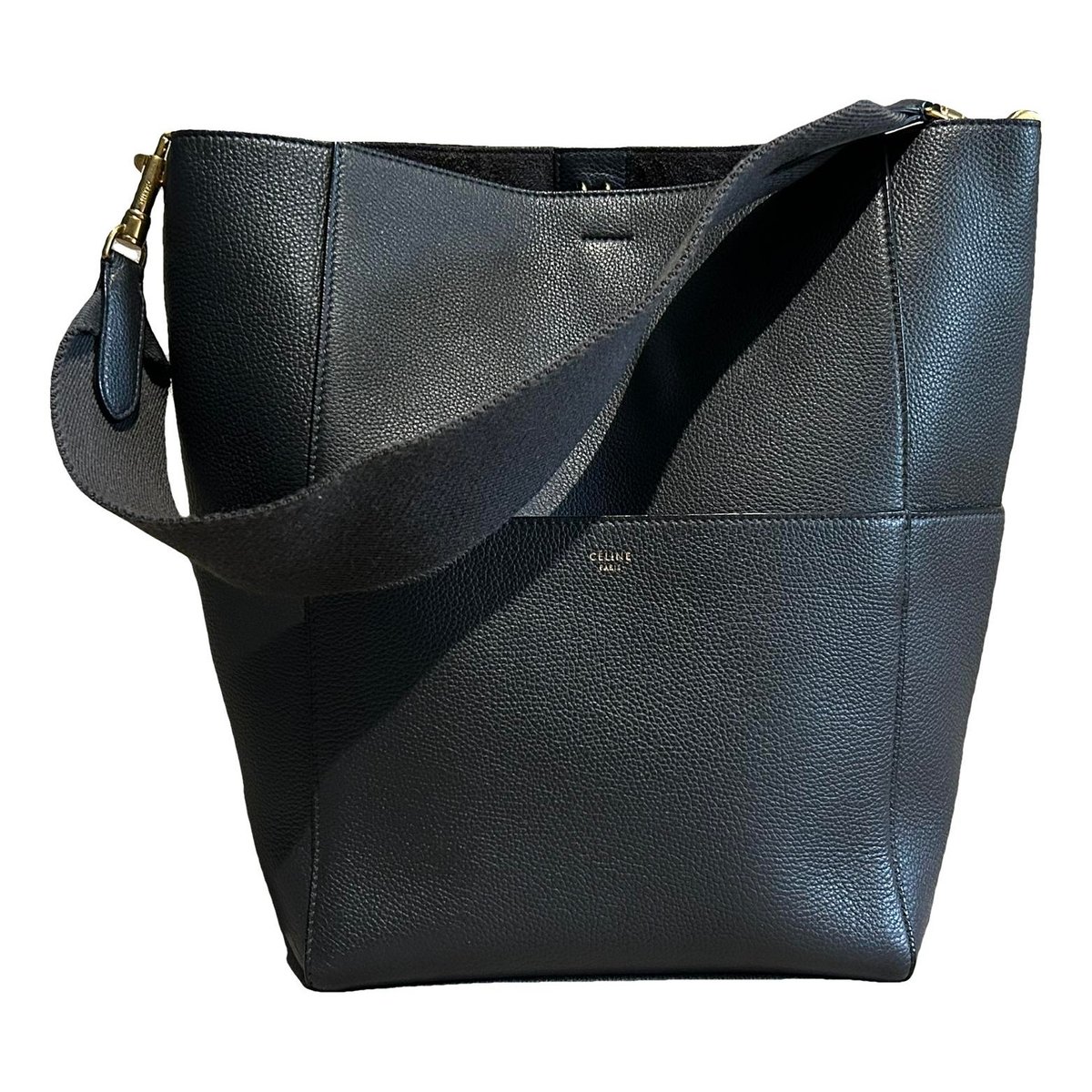 Seau Sangle leather tote