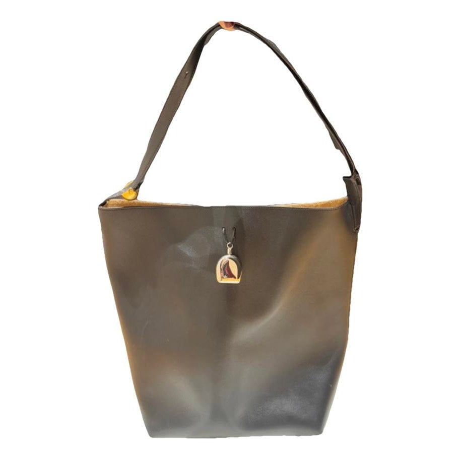 Tangle leather tote
