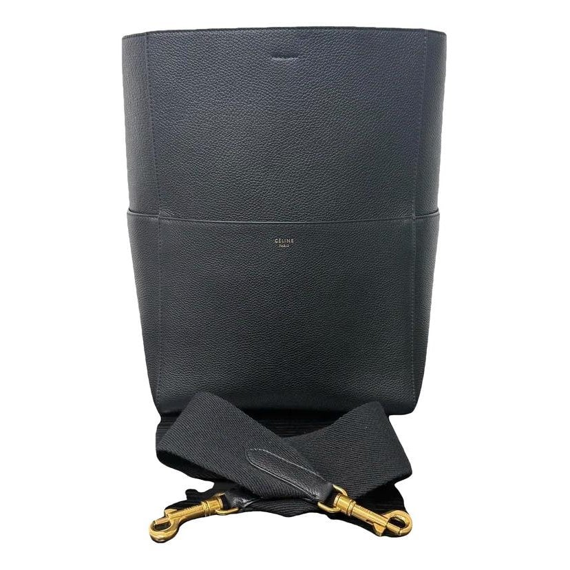 Seau Sangle leather handbag