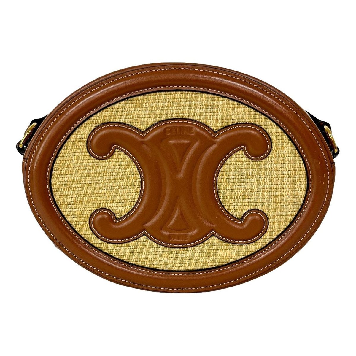 Triomphe leather handbag
