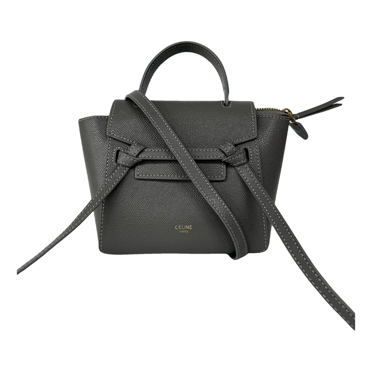 Belt leather handbag