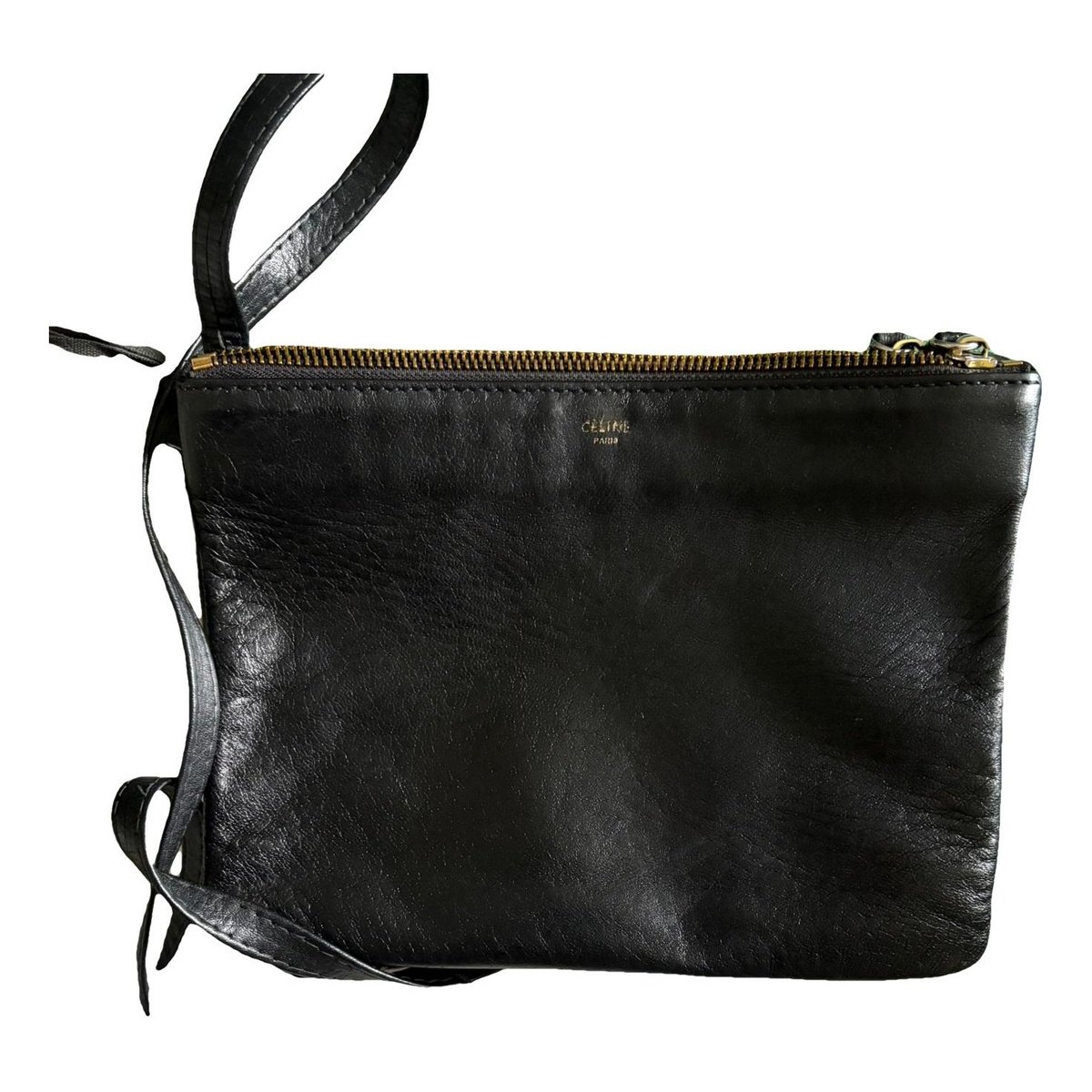 Trio leather crossbody bag