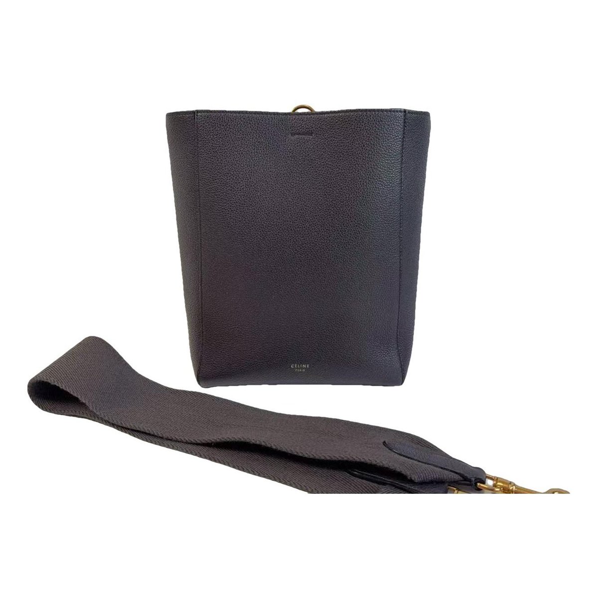 Seau Sangle leather tote