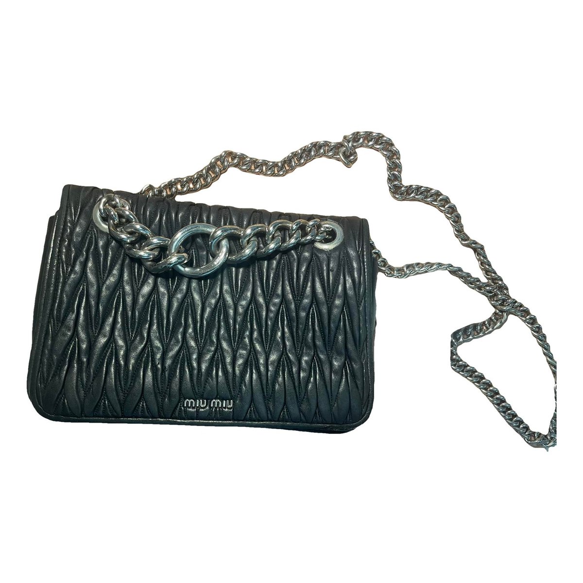 Miu Club leather handbag