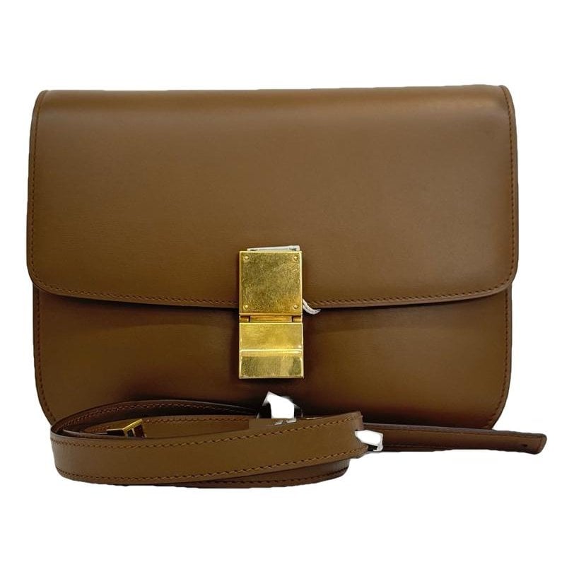 Classic leather crossbody bag