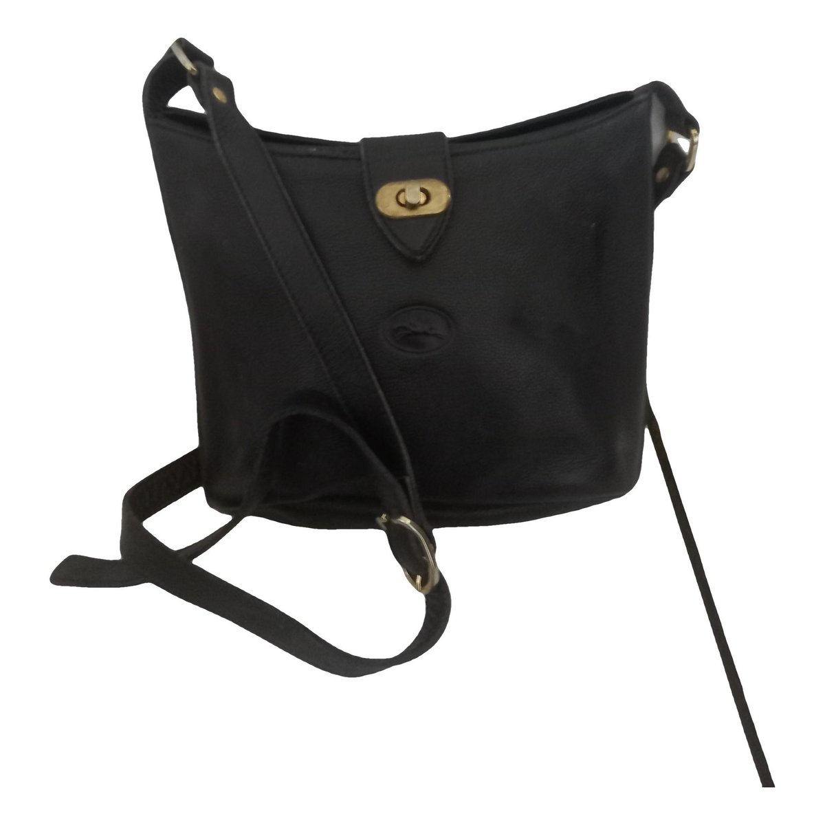 Pliage leather crossbody bag