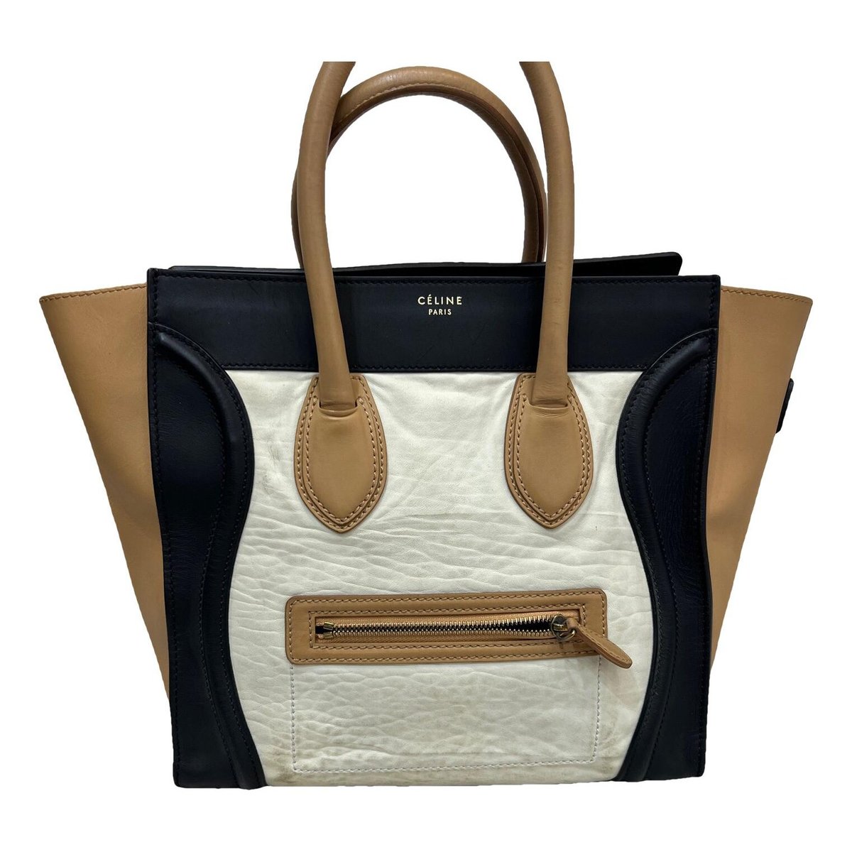 Luggage leather handbag