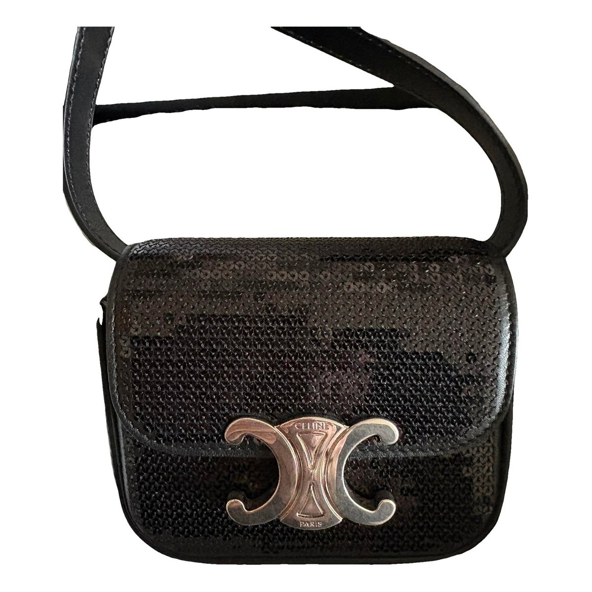 Triomphe leather crossbody bag