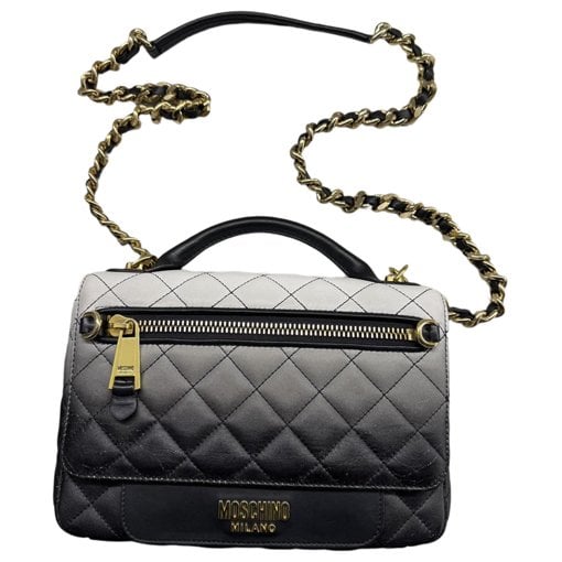 Leather clutch bag