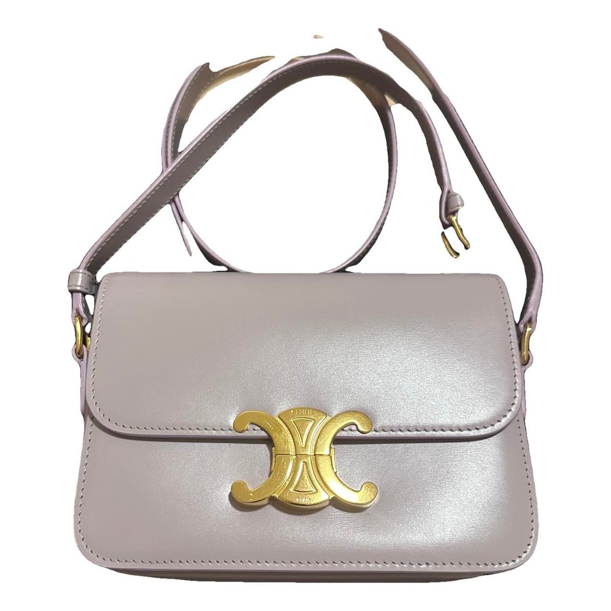 Triomphe leather handbag