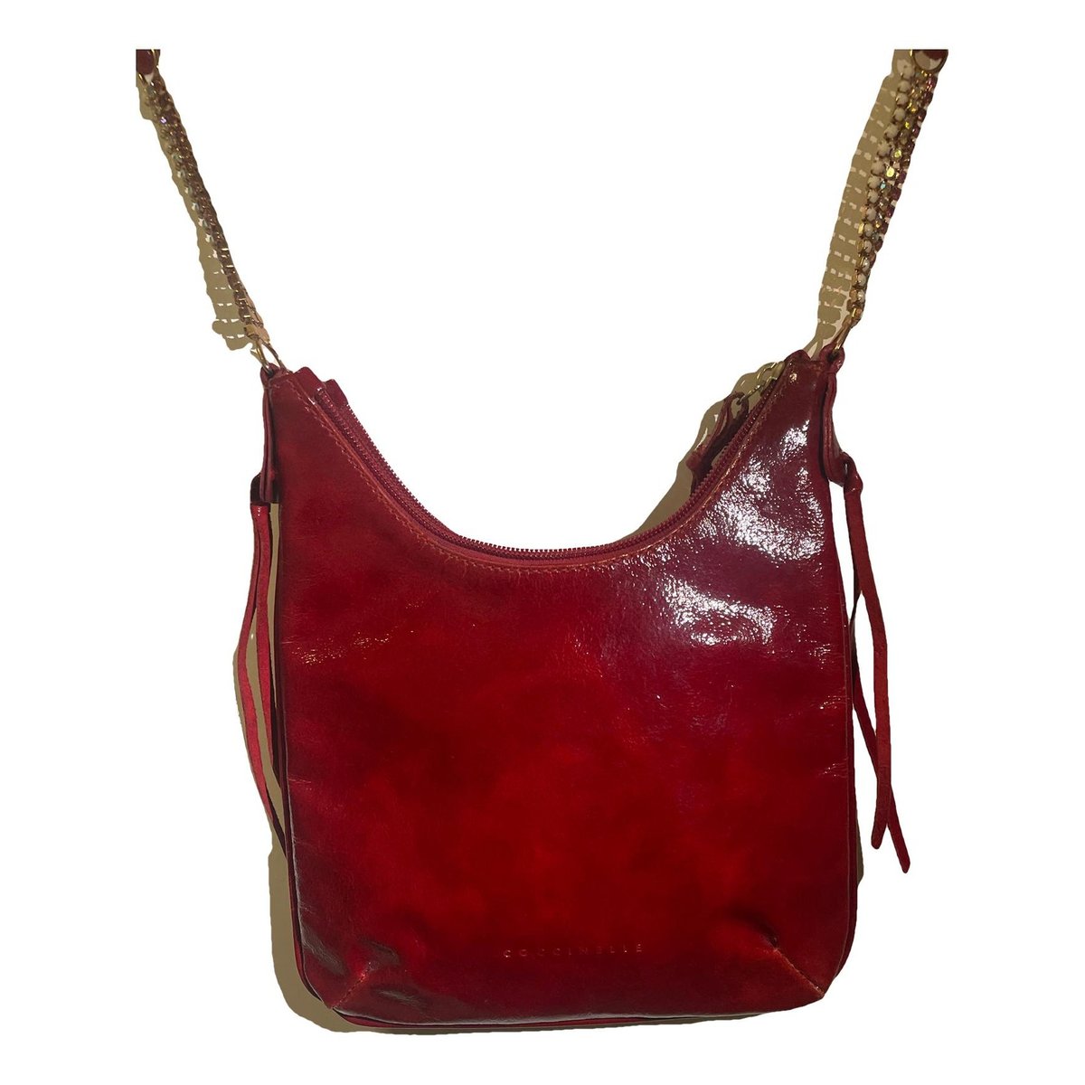 Patent leather crossbody bag