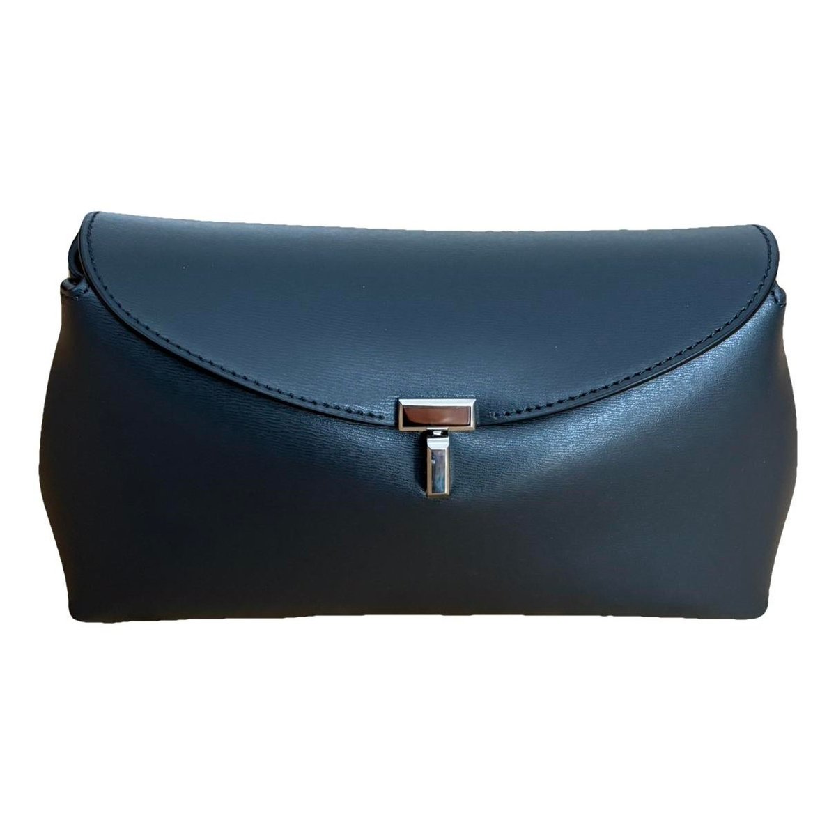 T-Lock leather clutch bag