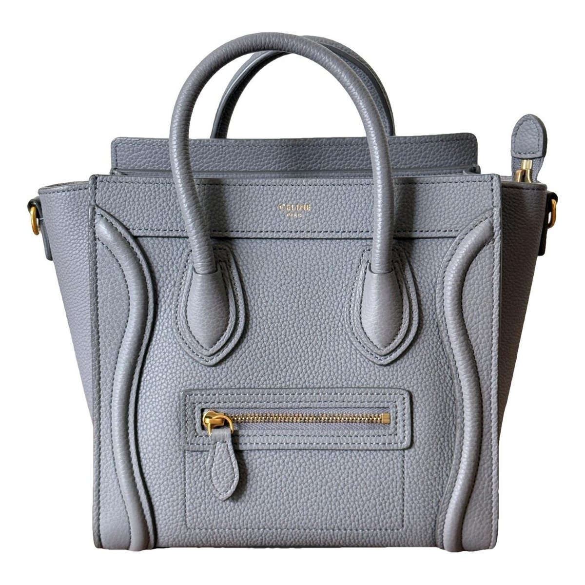 Nano Luggage leather handbag